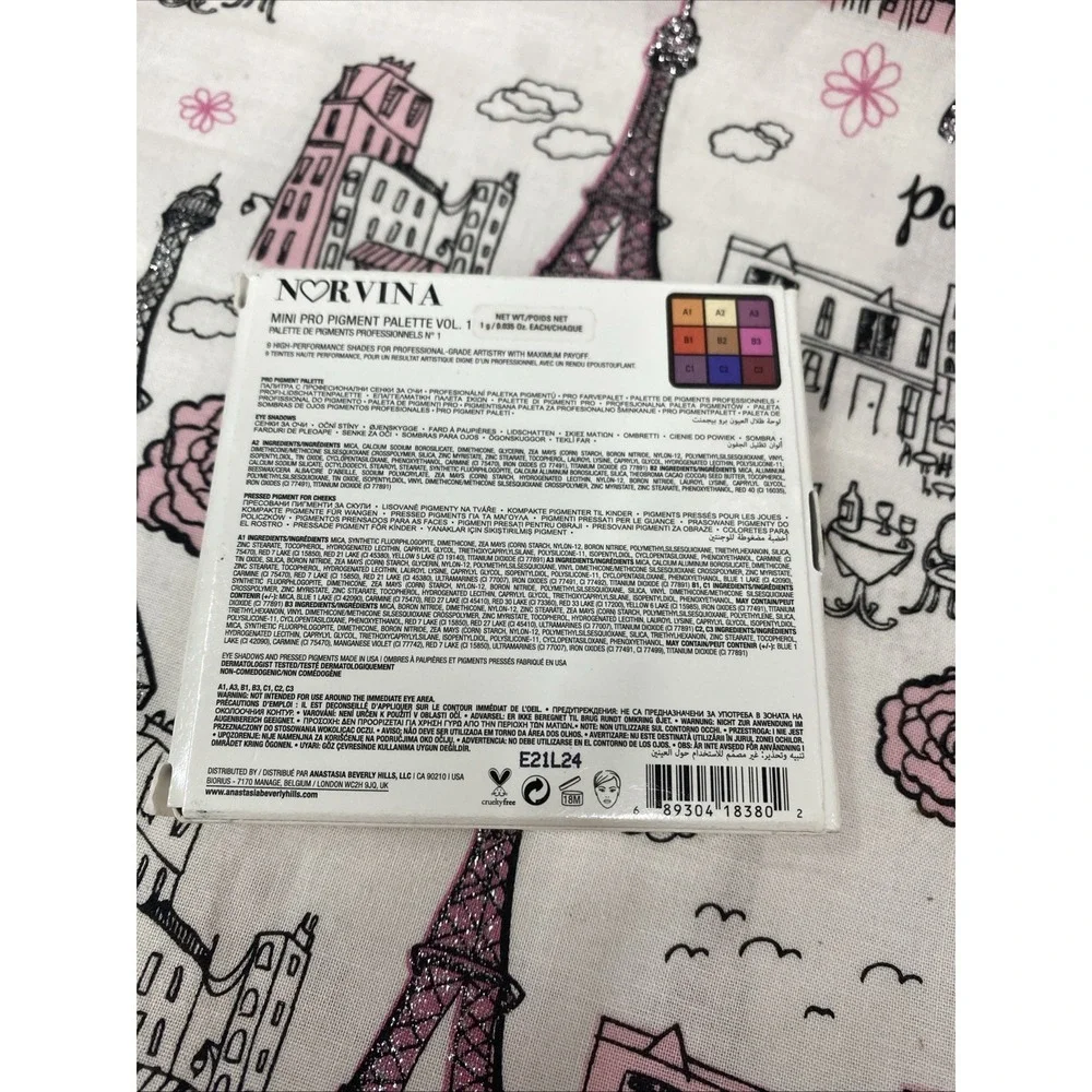 ANASTASIA Beverly Hills  Norvina  Mini Pro Pigment Eyeshadow Palette Vol.‎ 1.